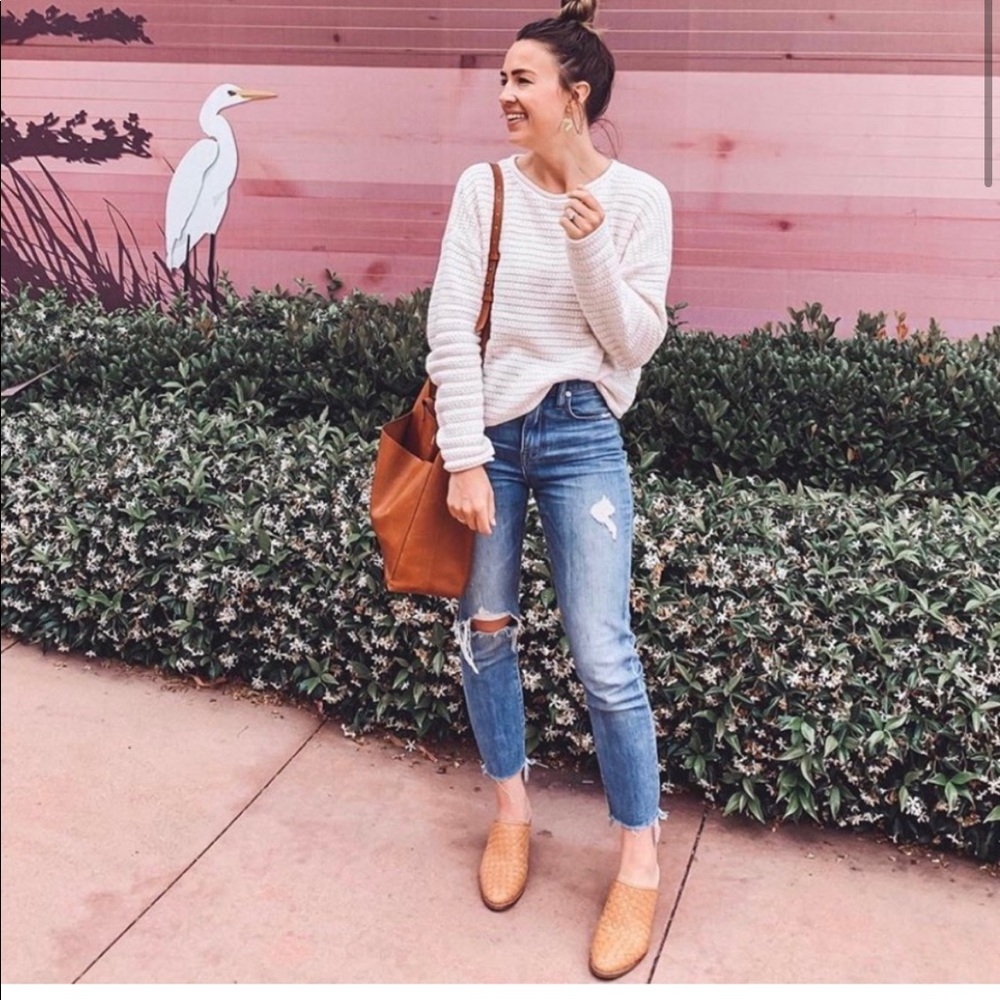 Madewell High Rise Slim Boy Jean step hem